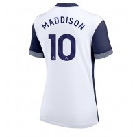 Camisa de Futebol Tottenham Hotspur James Maddison #10 Equipamento Principal Mulheres 2024-25 Manga Curta